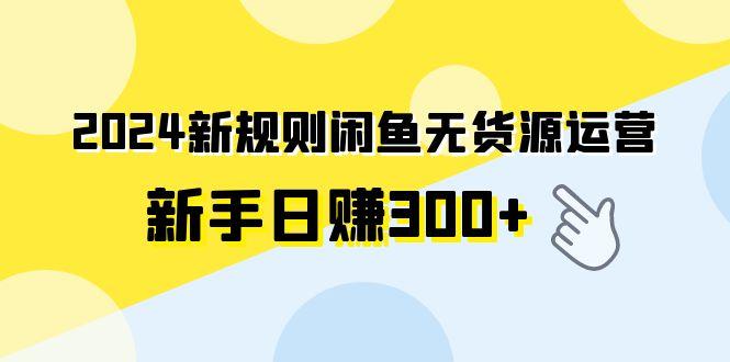 (9522期)2024新规则闲鱼无货源运营新手日赚300+