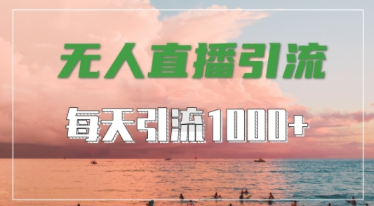 抖音快手视频号全平台通用，无人直播引流法，超暴力引流1000+高质量精准创业粉【项目拆解】【焦圣希18818568866】